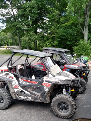 ATV parked in Gillett